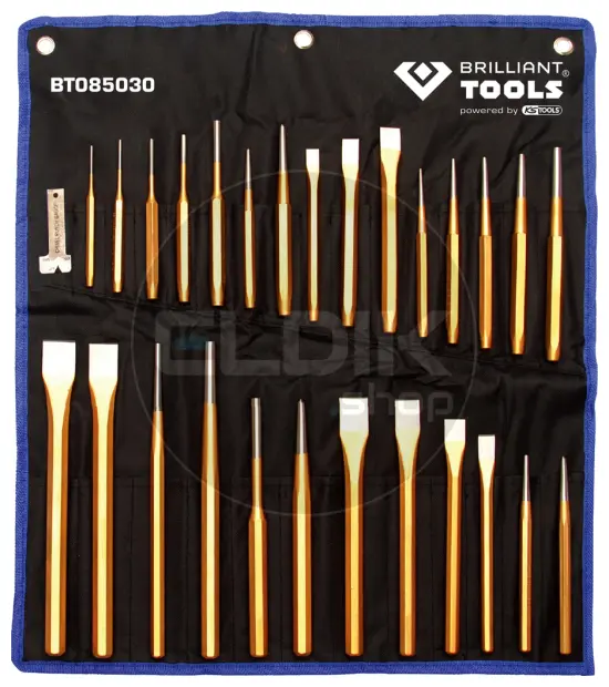 Brilliant Tools BT085030 Beitel- en drevelset, 28 dlg