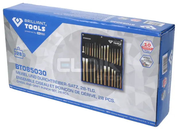 Brilliant Tools BT085030 Beitel- en drevelset, 28 dlg