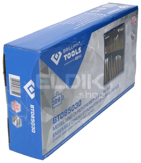 Brilliant Tools BT085030 Beitel- en drevelset, 28 dlg