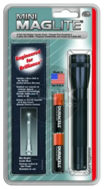 MagLite M2A01HL Mini aa zwart holster pack - 106-000-113