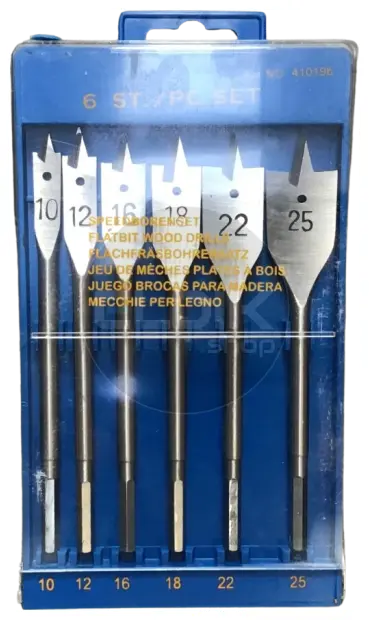410196 Speedborenset 10-12-16-18-22-25 (6-delig)