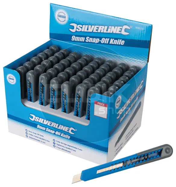 Silverline 868579 9 mm afbreekmes