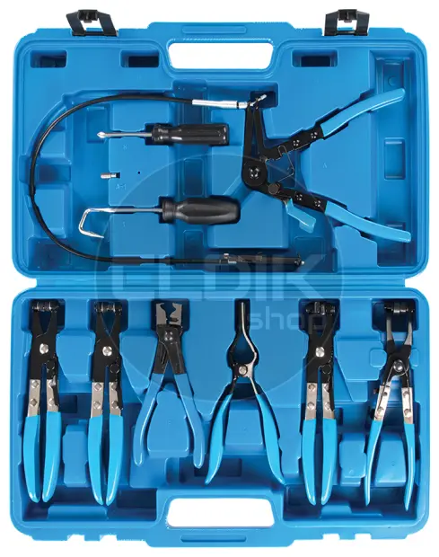 Silverline 70442 9-delige slangklem tangen set | 18-54 mm