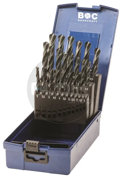 Bohrcraft KR13 Metaalboorset 1,0 - 13,0 x 0,5 | 25-delig - 11001330025
