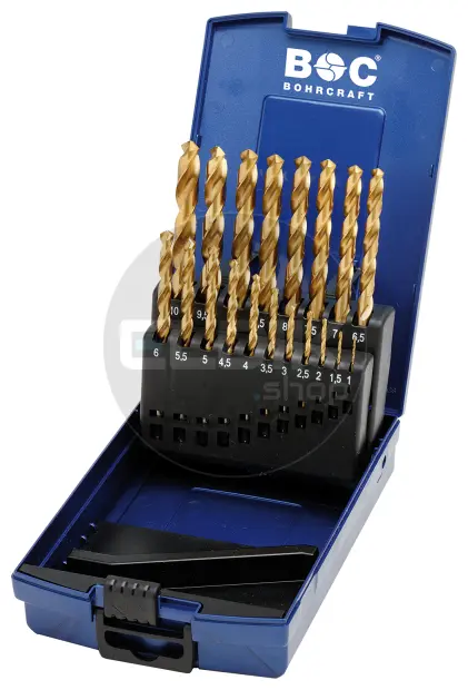 Bohrcraft KT10 Metaalboorset Tin 1,0 - 10,0 x 0,5 | 19-delig - 11301330019