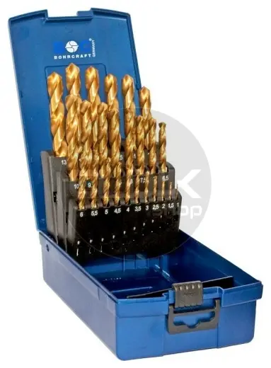 Bohrcraft KT13 Metaalboorset Tin 1,0 - 13,0 x 0,5 | 25-delig - 11301330025