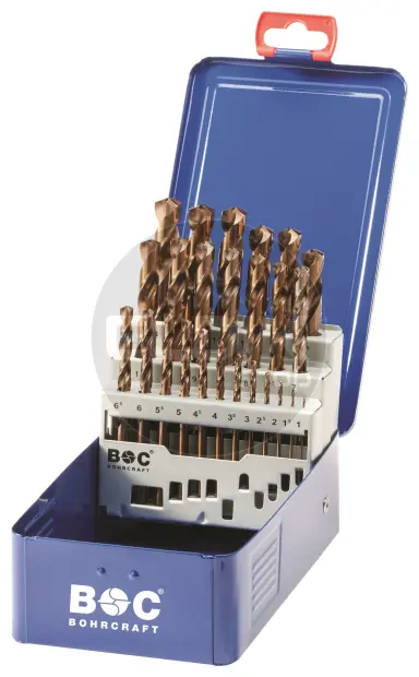 Bohrcraft ME13 Cobalt boorset 1,0 - 13,0 x 0,5 | 25-delig - 11401310025
