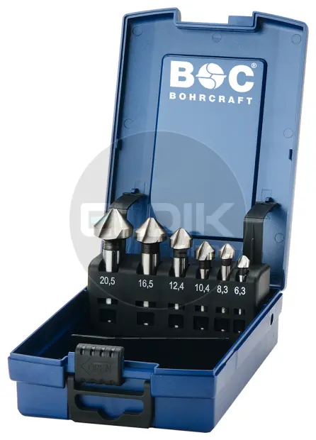 Bohrcraft PM 6 Verzinkboorset 90° 6,3 - 20,5 | 6-delig - 17141330006