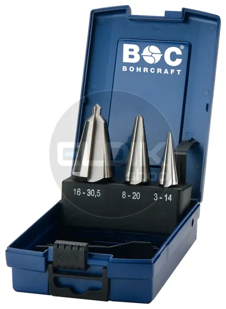 Bohrcraft 17401330003 Plaatborenset 3,0 - 30,5 | 3-delig