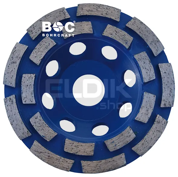 Bohrcraft 27500900125 Diamant komschijf | dubbele rij gaten voor stofafzuiging | 125 mm