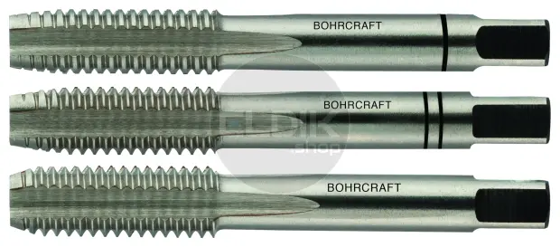 Bohrcraft 41031100038 Handtappen DIN 352 HSS-G BSW 3/8"x16