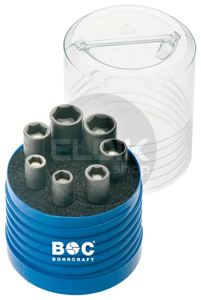 Bohrcraft RST7 7 Delige Bitdoppenset - 65001430007
