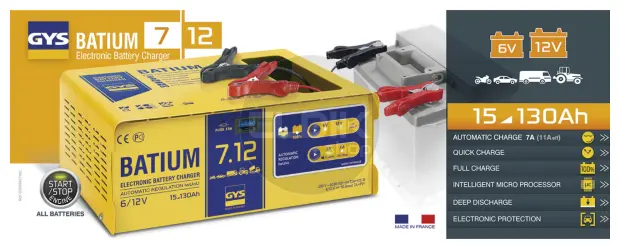 Gys BATIUM 7.12 Acculader - 024496