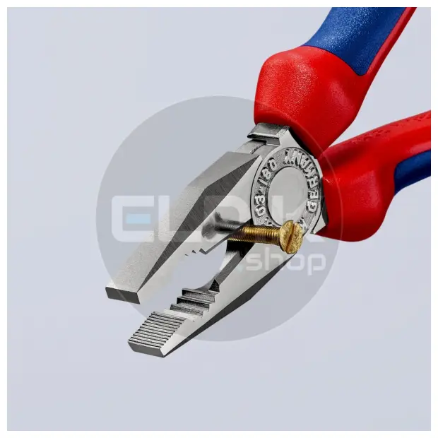 Knipex 03 05 180 Kombi-tang verchroomd/comfort 180 mm