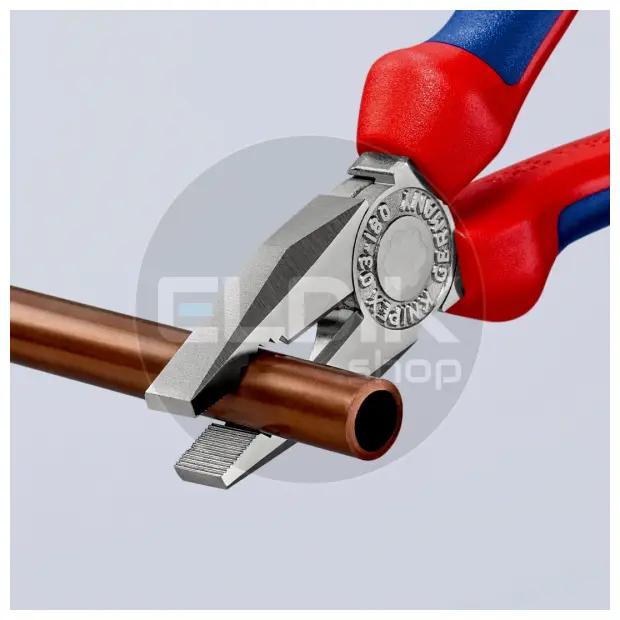 Knipex 03 05 180 Kombi-tang verchroomd/comfort 180 mm