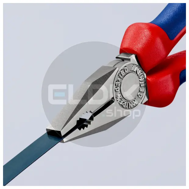 Knipex 03 05 180 Kombi-tang verchroomd/comfort 180 mm