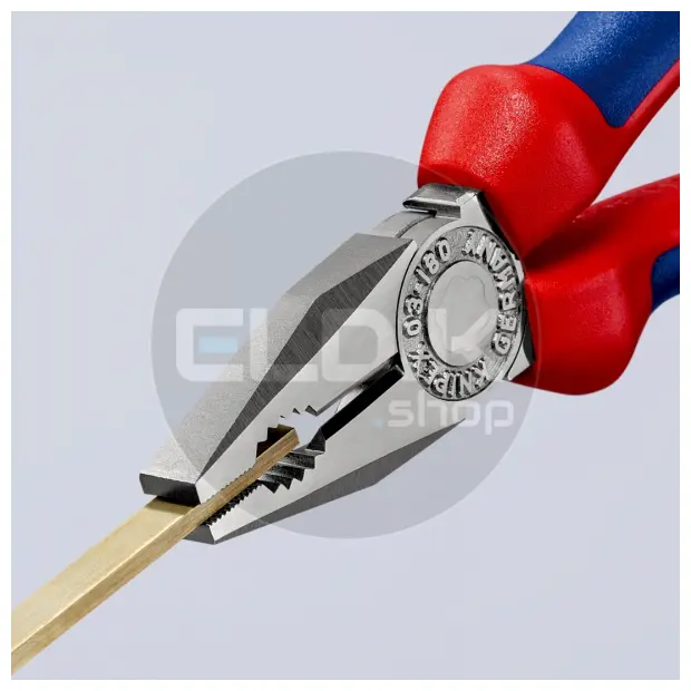 Knipex 03 05 180 Kombi-tang verchroomd/comfort 180 mm