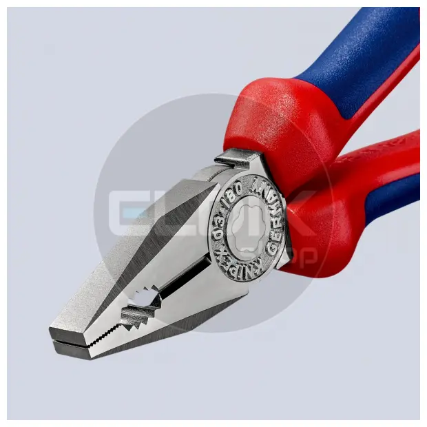 Knipex 03 05 180 Kombi-tang verchroomd/comfort 180 mm