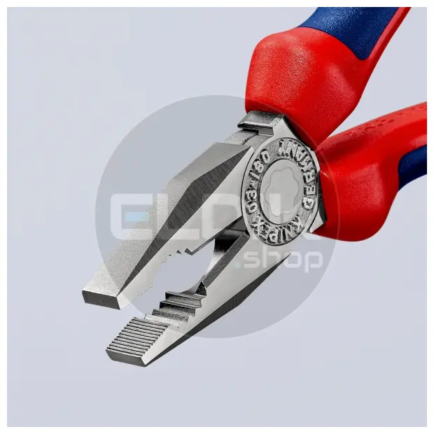 Knipex 03 05 180 Kombi-tang verchroomd/comfort 180 mm