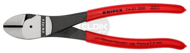 Knipex 74 01 200 Kracht-Zijsnijtang gep./kunststof 200 mm
