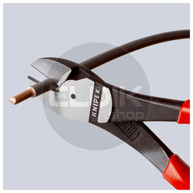 Knipex 74 01 200 Kracht-Zijsnijtang gep./kunststof 200 mm