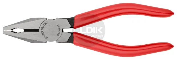 Knipex 03 01 160 Kombi-tang gepolijst/kunststof 160 mm