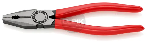 Knipex 03 01 200 Kombi-tang gepolijst/kunststof 200 mm