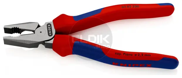 Knipex 02 02 200 Kracht-Kombitang gepol./comfort 200 mm