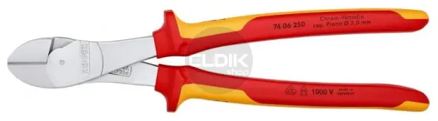 Knipex 74 06 250 Kracht-Zijsnijtang comfort 250 mm VDE