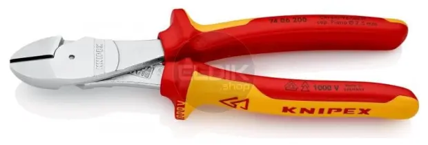 Knipex 74 06 200 Kracht-Zijsnijtang comfort 200 mm VDE