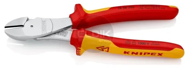 Knipex 74 06 200 Kracht-Zijsnijtang comfort 200 mm VDE