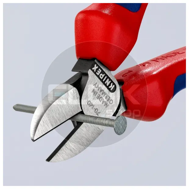 Knipex 70 02 140 Zijsnijtang gepolijst/comfort 140 mm