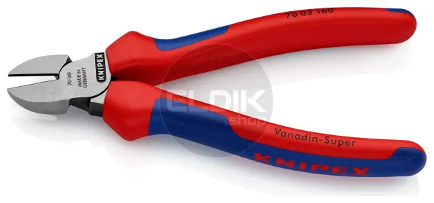 Knipex 70 02 160 Zijsnijtang gepolijst/comfort 160 mm