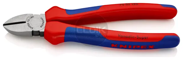 Knipex 70 02 180 Zijsnijtang gepolijst/comfort 180 mm