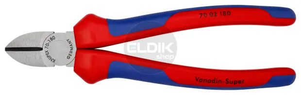 Knipex 70 02 180 Zijsnijtang gepolijst/comfort 180 mm