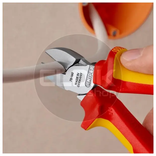 Knipex 70 06 160 Zijsnijtang verchr./comfort 160 mm VDE
