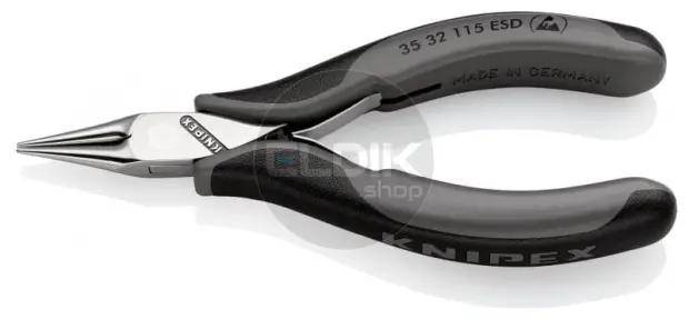 Knipex 35 32 115 ESD Grijptang ronde bek 115 mm ESD