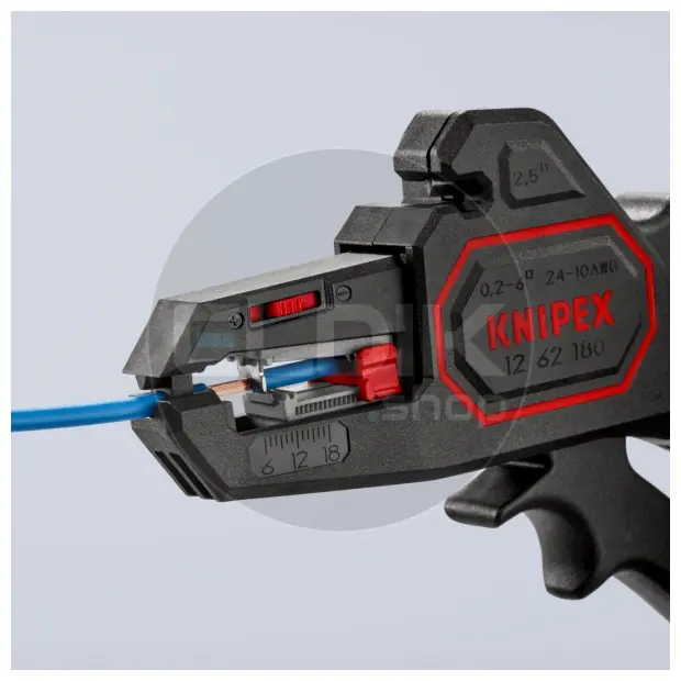 Knipex 12 62 180 Automatische striptang 0,2 - 6,0 mm²
