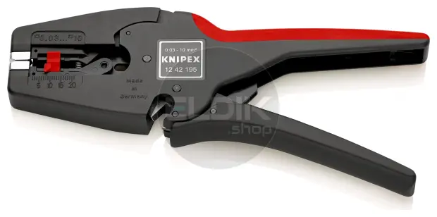 Knipex 12 42 195 Automatische striptang 0,03 - 10 mm²