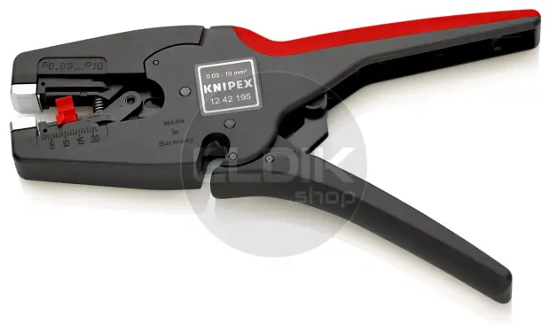 Knipex 12 42 195 Automatische striptang 0,03 - 10 mm²