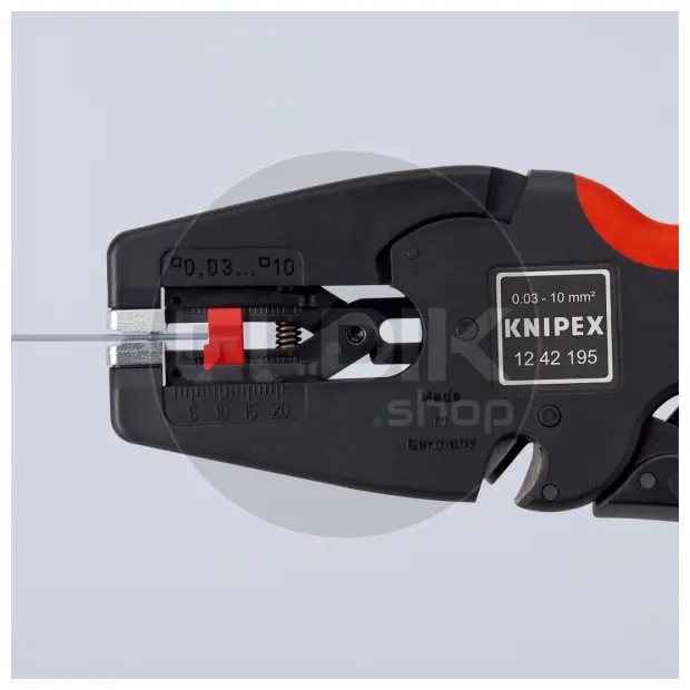 Knipex 12 42 195 Automatische striptang 0,03 - 10 mm²