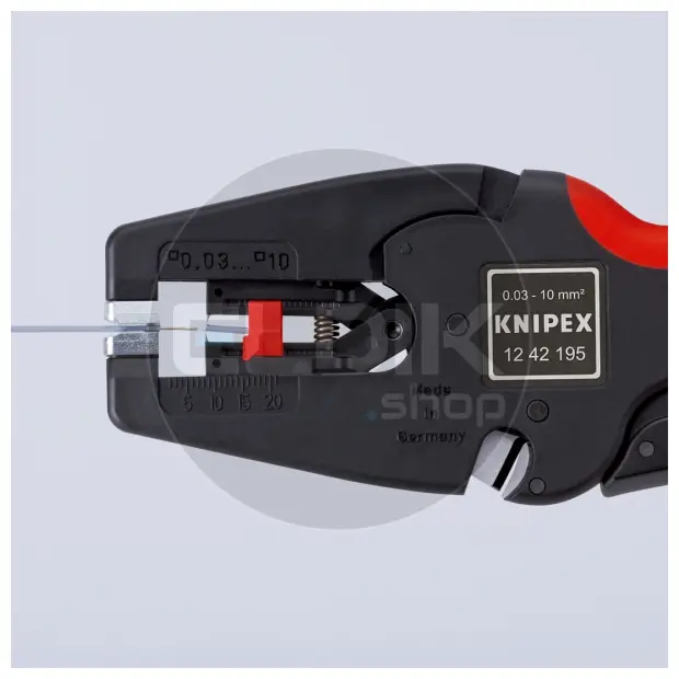 Knipex 12 42 195 Automatische striptang 0,03 - 10 mm²
