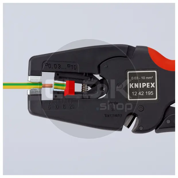 Knipex 12 42 195 Automatische striptang 0,03 - 10 mm²