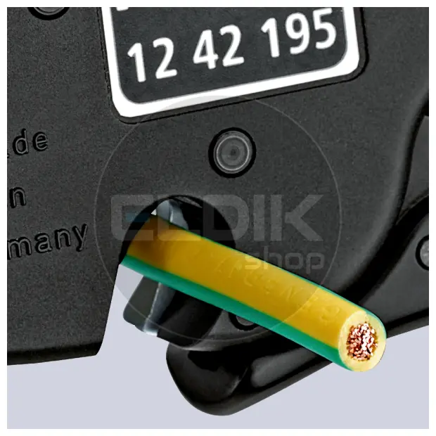 Knipex 12 42 195 Automatische striptang 0,03 - 10 mm²