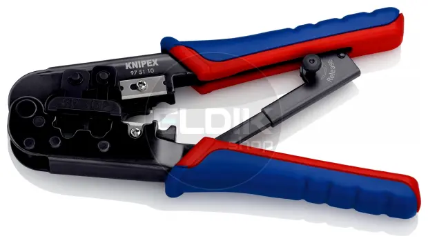Knipex 97 51 10 UTP krimptang voor RJ11/12/45