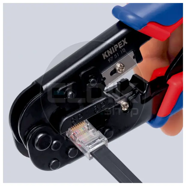 Knipex 97 51 10 UTP krimptang voor RJ11/12/45