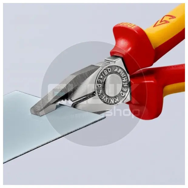 Knipex 03 06 180 Kombi-tang verchr./comfort VDE 180 mm