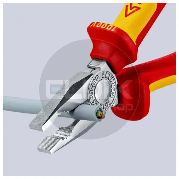 Knipex 03 06 180 Kombi-tang verchr./comfort VDE 180 mm
