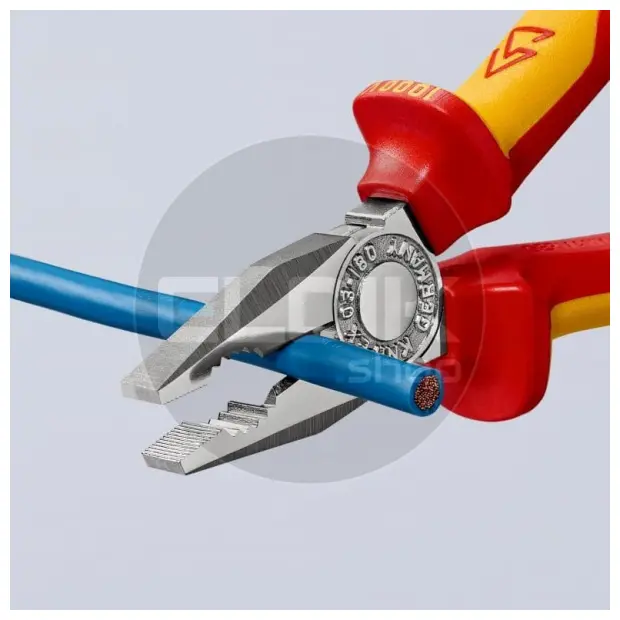 Knipex 03 06 180 Kombi-tang verchr./comfort VDE 180 mm