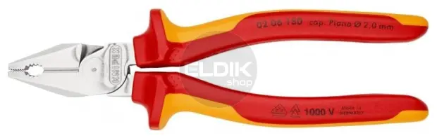 Knipex 02 06 180 Kracht-Kombitang comfort 180 mm VDE